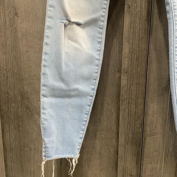 Old Navy Rockstar Super Skinny Light Blue Denim Stretch Jeans Women's Size 0 - Picture 5 of 8